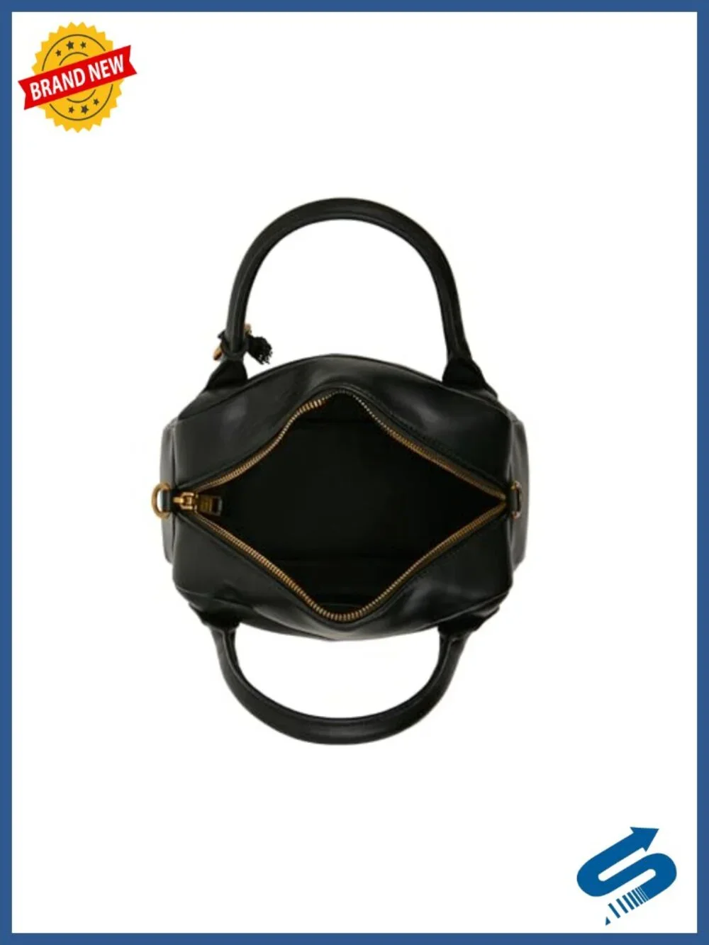 Faux Leather Medium Satchel with Removable Crossbody Strap